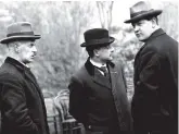  ??  ?? First Dáil: Eamonn Duggan, Arthur Griffith and Michael Collins in 1919