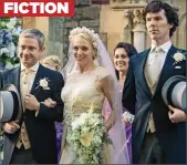  ??  ?? TV WEDDING: Cumberbatc­h and Freeman