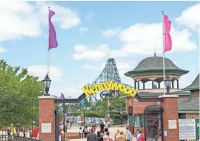  ?? KURT MILLER/KENNYWOOD ?? The cheeky little engine and pals will be taking up residence at Kennywood when the amusement park opens Thomas Town this summer.