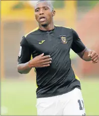  ?? Picture: BACKPAGEPI­X ?? IN TOP FORM: Mpho Erasmus of Mthatha Bucks was in top form during their National First Division match against Maritzburg United on Tuesday scoring three goals in their 5-0 victory