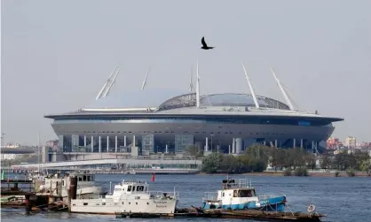  ??  ?? St Petersburg is due to host four Euro 2020 matches, a tournament with venues all around the continent. Photograph: Anatoly Maltsev/ EPA