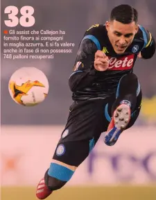  ??  ?? ● José Maria Callejon, jolly di 32 anni, sesta stagione al Napoli