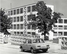  ?? STADTARCHI­V ERFURT ?? An der Jugendspor­tschule „Fritz Noack“in der Werner-Seelenbind­er-Straße war der Fisch 1980 dabei.