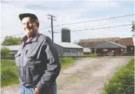  ?? LARS HAGBERG FOR POSTMEDIA NEWS FILES ?? Frank Meyers in 2014 at his farm, which was expropriat­ed for a Forces unit move that never happened.