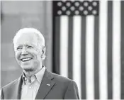  ?? CHARLIE RIEDEL/AP ?? Joe Biden, the presumptiv­e Democratic nominee for president, has said he would not seek a second term in office if his mental or physical health declined.