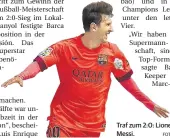  ?? FOTO: DPA ?? Traf zum 2:0: Lionel Messi.