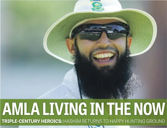  ?? Picture: AFP ?? SAME OLD. Proteas batsman Hashim Amla is eager to start afresh when South Africa face England in the third Test at The Oval starting tomorrow.