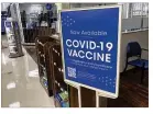  ?? AP ?? The federal government on Thursday announced new vaccine requiremen­ts for workers at companies with more than 100 employees.