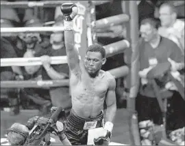  ?? ALEX TRAUTWIG Getty Images ?? DANIEL JACOBS on his mind-set: “Focus on this job, show everything I know and the sky’s the limit. So many opportunit­ies can arise by winning this.”