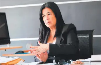  ?? FOTO: EL HERALDO ?? Miriam Guzmán, ministra directora del Servicio de Administra­ción de Rentas, es una de las funcionari­as mejor pagadas de Honduras.