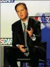  ?? JEFF SINER / CHARLOTTE OBSERVER ?? NASCAR CEO Brian France took over from his father, Bill France Jr., in 2003.