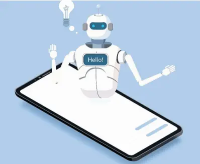  ?? ?? Chatbots in healthcare can be used primarily as a means of communicat­ion between patient and caregiver