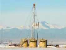  ?? RJ Sangosti, Denver Post file ?? An oil rig in Weld County is pictured in January.