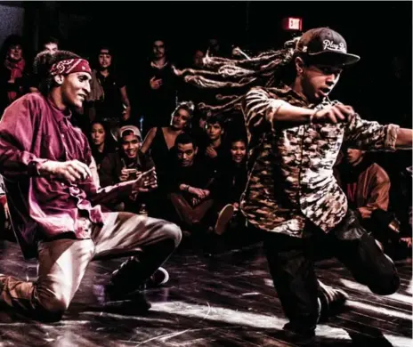  ?? E.S. CHEAH ?? The Skills X Soul Battles at Toronto Urban Dance Skill Fest uses improv-style dancing to highlight urban dance and urban dance culture.