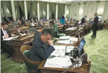  ?? Rich Pedroncell­i / Associated Press ?? The California Assembly voted down a bill to move school start times to 8:30 a.m. — despite health experts backing it.