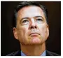  ?? CAROLYN KASTER / AP ?? James Comey saw Trump’s comments as an effort to influence the FBI’s probe of Trump’s associates and their links to Russia.