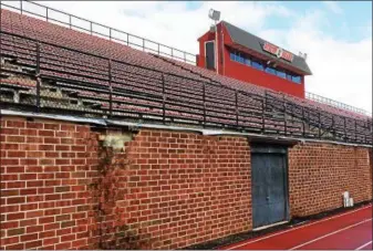  ?? DIGITAL FIRST MEDIA FILE PHOTO ?? The Boyertown Area School District plans to tear down the current high school stadium and build a new one.