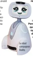  ??  ?? Le robot compagnon Buddy.