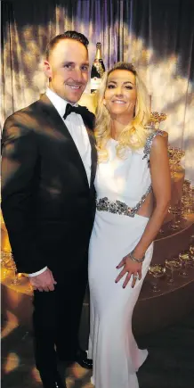  ?? PHOTOS: BILL BROOKS ?? Willow Park Wines &amp; Spirits’ 25th Charity Wine Auction, held Nov. 3 in support of the Vintage Fund, was a great success, raising more than $280,000. Pictured at the Diamond Ball themed fete are co-chairs Scott and Suzanne Henuset.