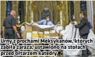  ?? foto AP ?? Urny z prochami Meksykanów, których zabiła zaraza, ustawiono na stołach przed ołtarzem katedry