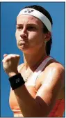  ?? AP/CAROLYN KASTER ?? Anastasija Sevastova of Latvia beat defending U.S. Open champion Sloane Stephens on Tuesday and will face Serena Williams in the semifinals.