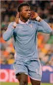  ??  ?? Keita in maglia Lazio