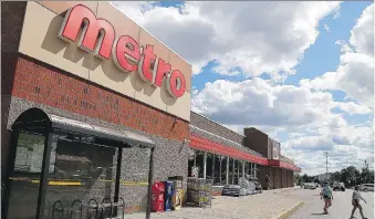  ?? CLIFFORD SKARSTEDT ?? As Metro’s profit beat expectatio­ns, chief executive Eric La Flèche says the “the worst appears to be behind us,” even with food deflation and intense competitio­n with the likes of Walmart and Loblaw.