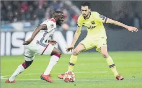  ?? FOTO: PERE PUNTÍ ?? Sergio Busquets fue determinan­te en el partido que el Barça jugó en Lyon