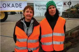  ?? FOTO: MARIE N. KALVEHAGEN ?? Fra venstre: Inger Liv Røyter Thoresen og Kristin Skranefjel­l Eikeland.