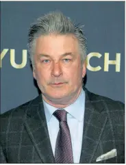  ?? AP FILE PHOTO ?? Alec Baldwin has once again closed his Twitter account.