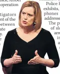  ??  ?? OPERATION Amber Rudd discusses probe yesterday