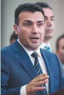  ?? ROBERT ATANASOVSK­I AGENCE FRANCE-PRESSE ?? Le premier ministre Zoran Zaev