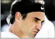  ?? AP-BILD: SLADKY ?? Enttäuscht in Miami: Roger Federer