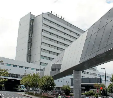  ?? DENISE PIPER/FAIRFAX NZ ?? Staff at Waitemata DHB, including workers at North Shore Hospital, are increasing­ly reporting abuse from patients and visitors.