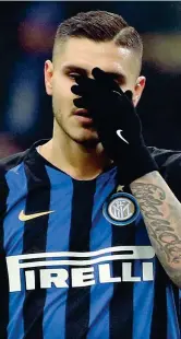  ??  ?? Coppia Mauro Icardi e Wanda Nara