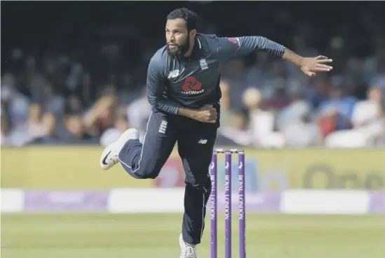 ??  ?? Leg-spinner Adil Rashid has been selected in England’s 13-man squad to face India in the Edgbaston Test this week despite only having a limitedove­rs contract with his county Yorkshire.