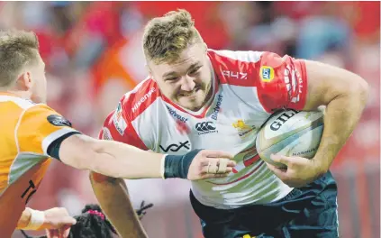  ?? Picture: Gallo Images ?? HARD MAN. Lions flank Cyle Brink was one of the stand-out performers in their Currie Cup win over the Cheetahs at Ellis Park on Saturday.