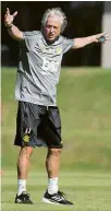  ?? Alexandre Vidal / Flamengo ?? O flamenguis­ta Jorge Jesus