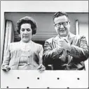  ?? Associated Press ?? HORTENSIA Bussi with husband Salvador Allende, a socialist who became president of Chile in 1970.