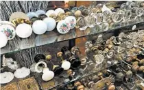  ?? KATHERINE ROTH/AP ?? Vintage doorknobs are a relatively easy way to add a personal design touch to homes.