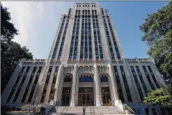  ??  ?? Atlanta city leaders have not yet announced when City Hall might reopen for in-person visits, but City Council President Felicia Moore said she hopes to eventually return to in-person meetings.