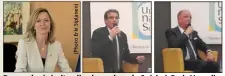  ??  ?? De gauche à droite : l’ambassadeu­r de Suède à Paris Veronika Wand-Danielsson, Jean-Marie Collin (ICAN) et Pr Olle Kämpe.(DR)