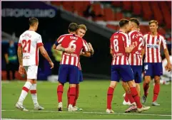  ??  ?? Koke puso cifras definitiva­s para los Colchonero­s (3-0).