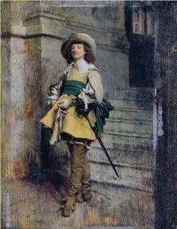  ??  ?? Un chevalier au temps de Louis XIII (1861), d’Ernest Meissonier.