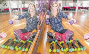  ??  ?? Zumba instructor Heather Barrow is celebratin­g 10 years of Zumba in Napier.