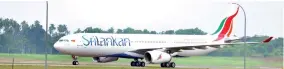  ??  ?? SriLankan Airlines: People are not in favour of selling