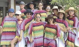  ??  ?? The ladies in their summer outfits: (from left) Carol Sy, Beng Dee, Arlene Cu, Marissa Concepcion, Peachy Concepcion, Karin Igual, Sharmela Hiranand, Roseanne Belmonte, Lizette Cojuangco, Tootsie Angara, and May Yu