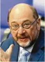  ??  ?? Europa‰Politiker Martin Schulz blieb das Kanzleramt versagt.