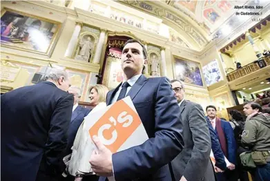  ?? F. VILLAR ?? Albert Rivera, líder de Ciudadanos.