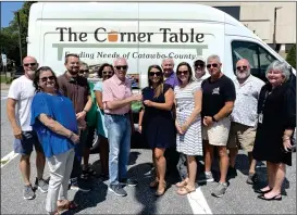  ?? PHOTO SPECIAL TO THE O-N-E ?? The Corner Table van: Newton City Council was pleased to present a new cargo van to The Corner Table. The van was purchased recently with a portion of $900,000 in Community Developmen­t Block Grant Program funding awarded to the City of Newton.